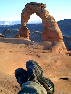 Delicate Arch am spten Nachmittag