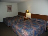 Das "hellerleuchtete" Motelzimmer im Grand Canyon