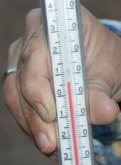 Bibber, bibber: 5 Grad Celsius