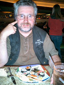 ...und Hartmuth hat nun auer Sushi auch noch einen Hummer