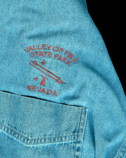 Mein neues Hemd mit "Valley of Fire State Park"-Stickerei