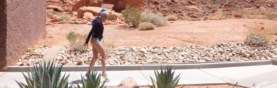 Model in Valley Of Fire