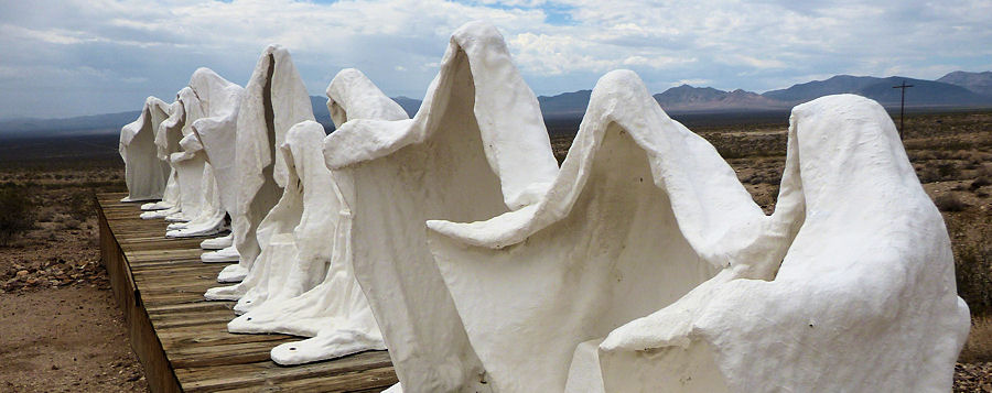 Last Supper  Skulptur bei Rhyolite