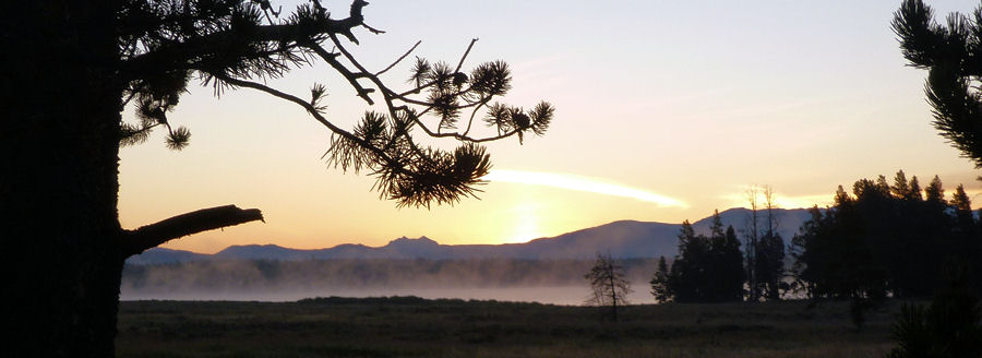 Morgenstimmung am Lake Lodge