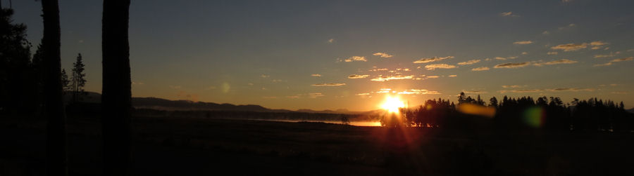 Sonnenaufgang ber der Lake Lodge