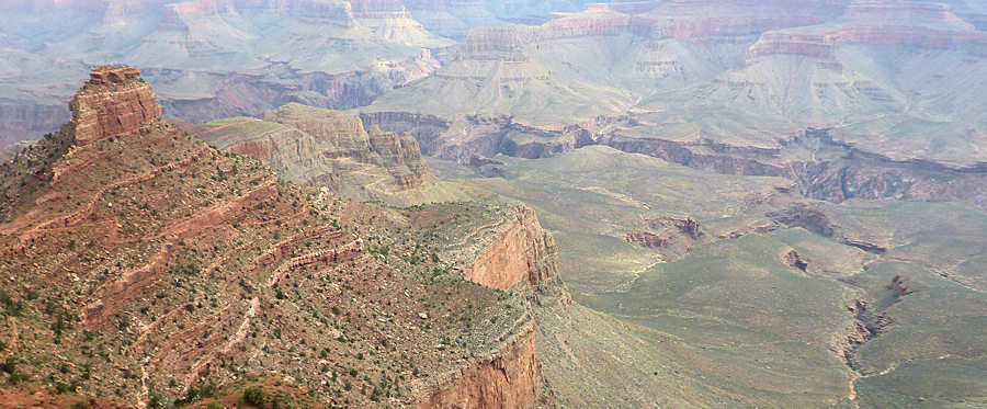 Blick auf das Plateau