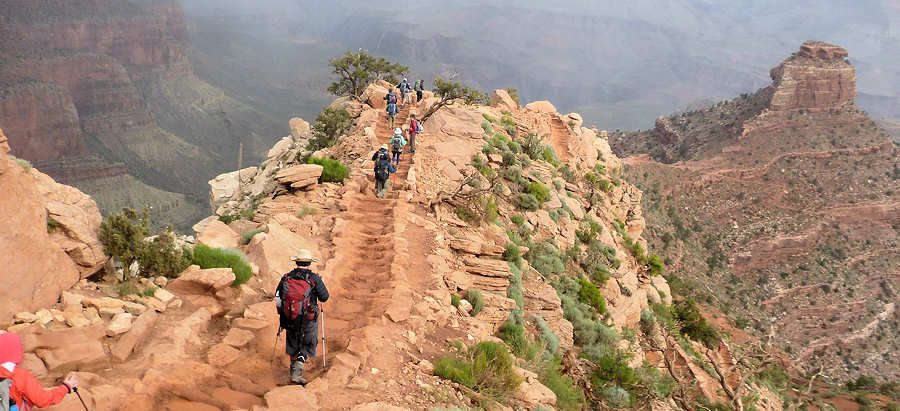 Trail kurz vor Cedar Ridge