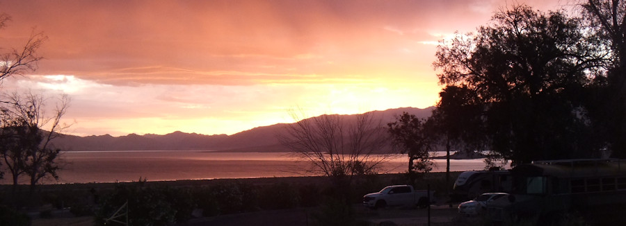 Boulder Beach Campground, Sonnenaufgang