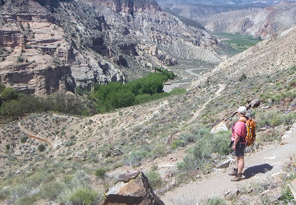 Cathedral Gorge State Park, Kershaw-Ryan, Tag 2, Overlook View Trail,Anita Abstieg