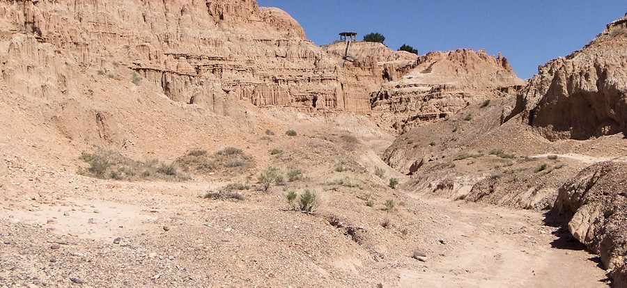 Cathedral Gorge State Park, Miller Point Trail, Seitencanyon