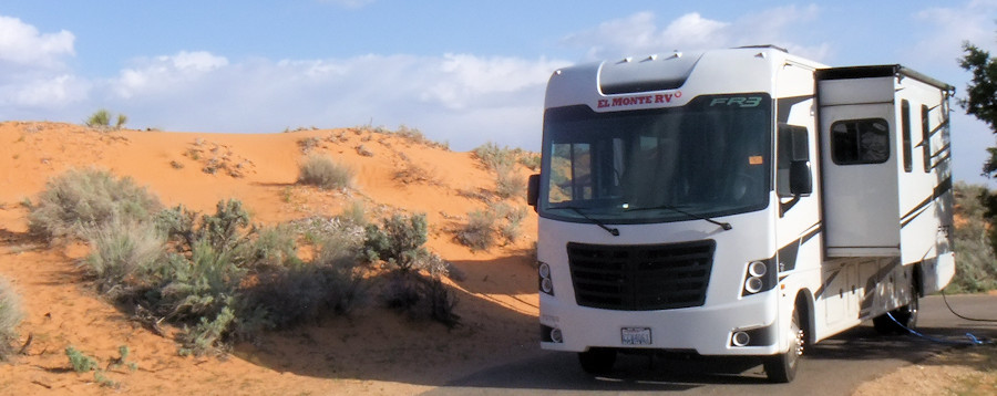 Coral Pink Sand Dunes Campsite Camper