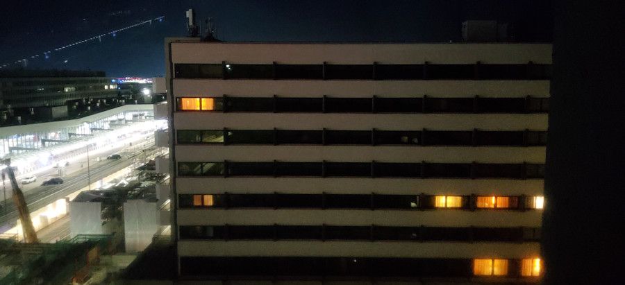 Sheraton bei Nacht