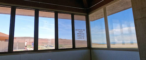 Tag10_Antelope Island_Bison Grill_Blick nach draussen