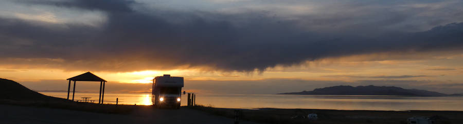Tag10_Antelope Island_Campground_Sonnenuntergang