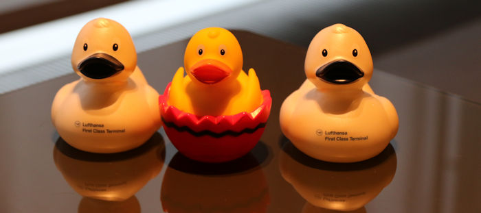3 First Class Badeenten