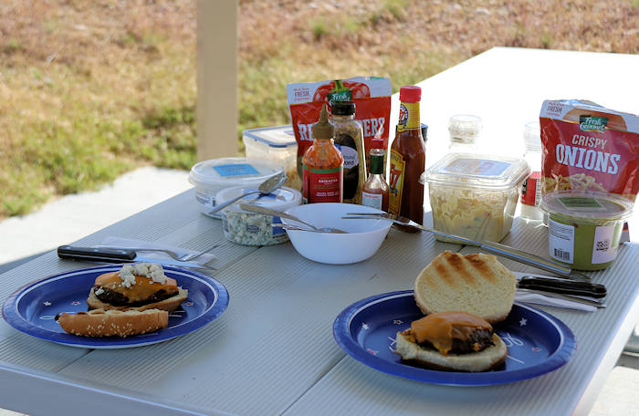 Tag8_Antelope Island_Campground_Abendessen