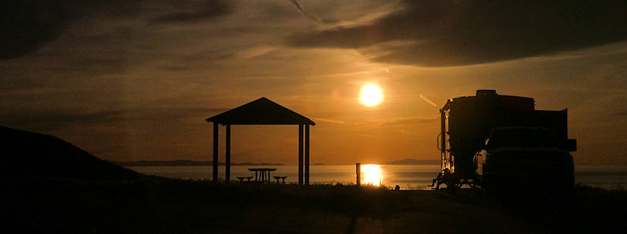 Tag8_Antelope Island_Campground_Abendstimmung