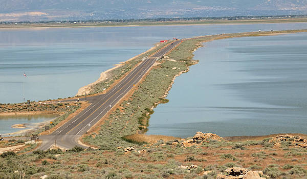 Tag8_Antelope Island_Zufahrtsstrasse