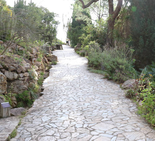 Jardi, botanischer Garten, Weg