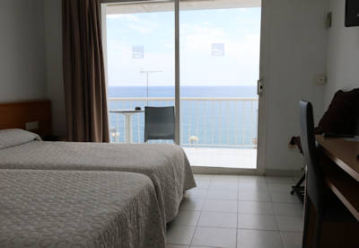 Sant Pol de Mar, Zimmer mit Blick auf das Mittelmeer