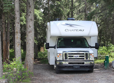 Bow River Campground, Wohnmobil auf unserer Site