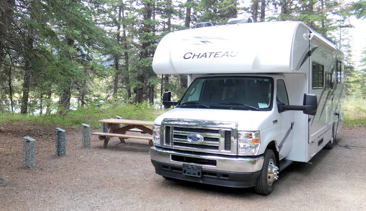 Bow Valley CG, Wohnmolil auf Campsite