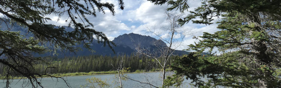 Bow Valley Campground, Blick auf den Bow Valley