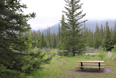 Fahrt Bow River - Bow Valley, Old Camp
