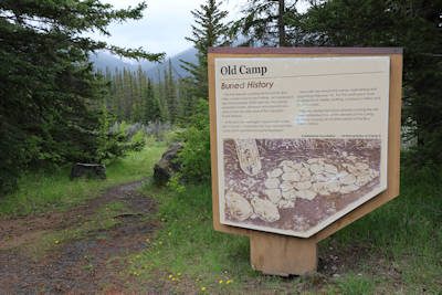 Fahrt Bow River - Bow Valley, Old Camp