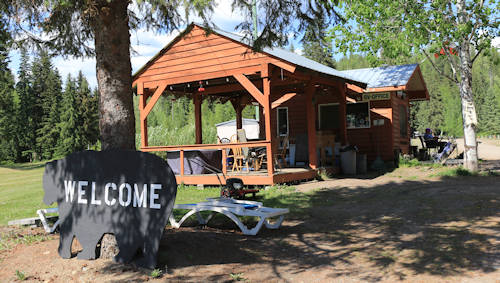Wells Gray, Eingangsstation